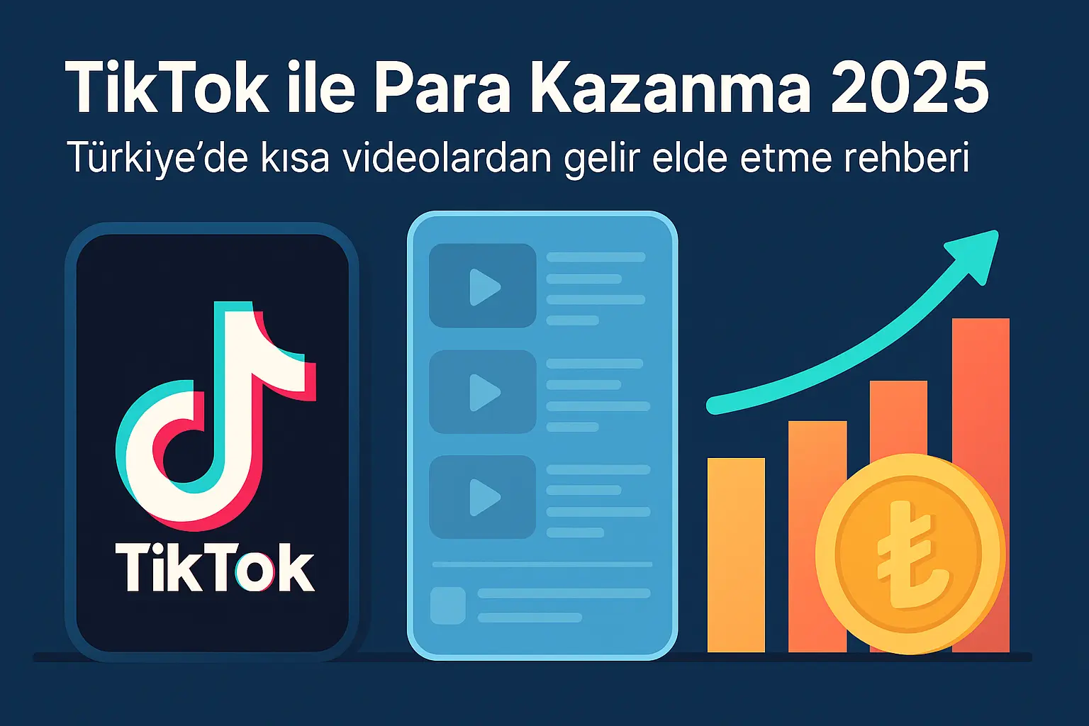 TikTok ile para kazanma 2025 – HızlıGelir dijital gelir rehberi